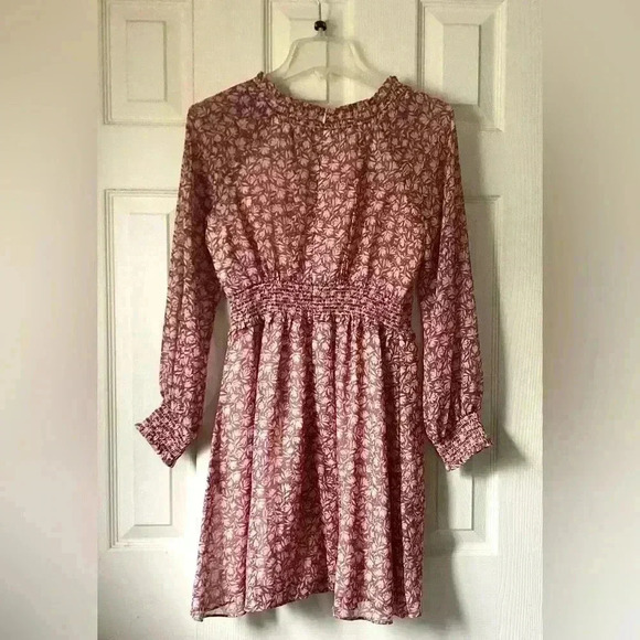 Anthropologie Gal Meets Glam Wimberly Smocked Mini Dress. Size 4 P - Picture 12 of 16